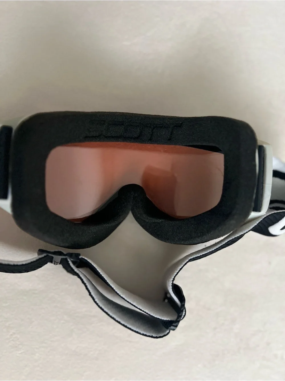 SCOTT Classic Unisex Ski Snowboard Goggles Silver Frame Orange Lens